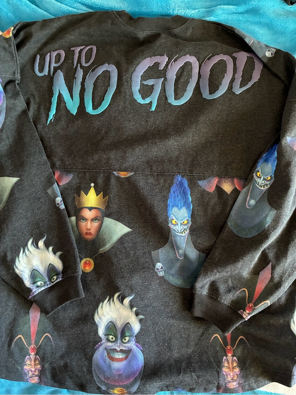 Disney Parks Disneyland Spirit Jersey Villains L, like new